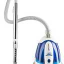 Vacmaster Bagless Canister Vacuum Portable Cyclonic Corded Vacuum Cleaner with Washable HEPA Filter & Automatic 16ft Cord Rewind Included 2.5L Dust Cup for Tiles, Hard Floor and Pet Hair (White)