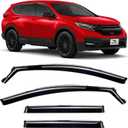 Voron Glass in-Channel Extra Durable Rain Guards for Honda CR-V (CRV) 2017-2022, Window Deflectors, Vent Window Visors, 4 Pieces - 200930