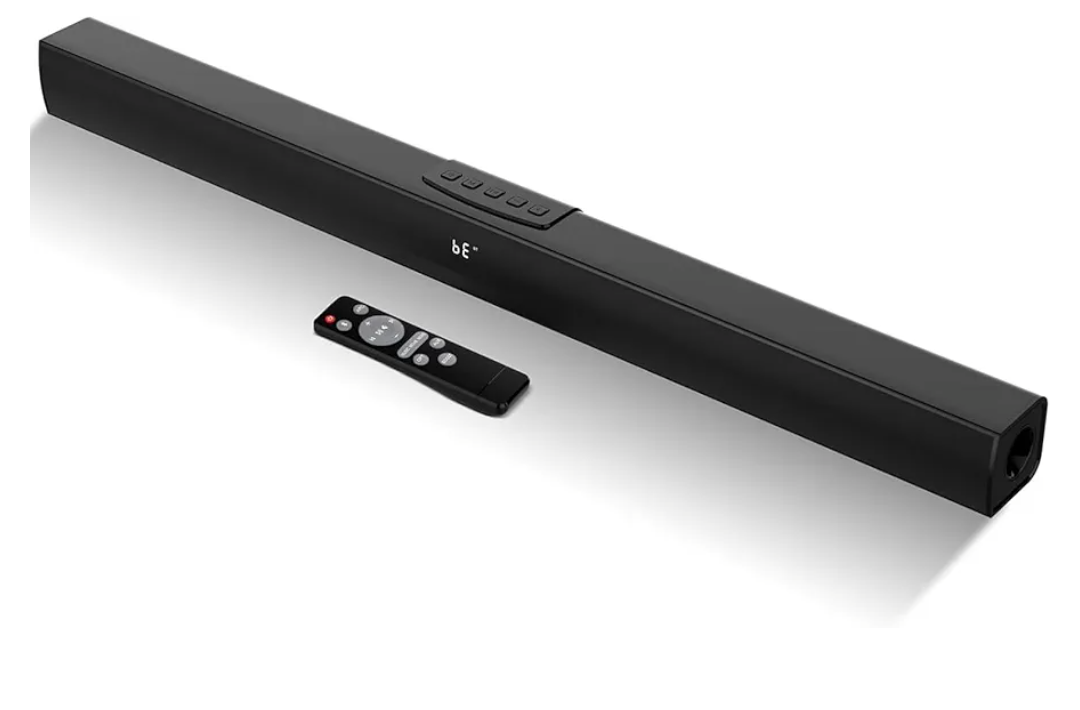 Maraawa Sound Bar, Soundbar for TV 60W Powerful HD HiFi Stereo Sound Soundbars Bluetooh 5.0 Wireless Control with ARC AUX Opt (26.7IN)