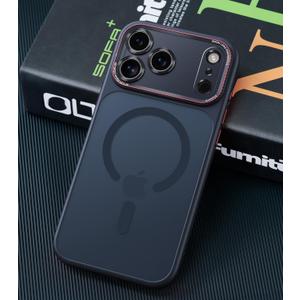 Magnetic for iPhone 17 Pro Max Case with Integrated Camera Protection, [Seamless Work with Magsafe] [Military Grade Shockproof] [Covered Camera Control Button] Case for iPhone 17 Pro Max 6.9'', Black