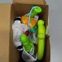 Magnetic Toddler Bath Toys - Kids Fishing Pool Game Set of 2 Fishing Poles, 8 Rubber Sea Animals, & Net - Water Toys with Mesh Organizer Bag