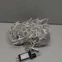 Techip Christmas Lights Outdoor, 360 LED Icicle Lights for Outside, Plug in Curtain String Lights with 8 Modes Waterproof for Patio Party Holiday Decorations Cool White