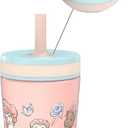 Zak Designs Disney Princess Kelso Toddler Cups For Travel or At Home, 12oz Vacuum Insulated Stainless Steel Sippy Cup With Leak-Proof Design For Kids (Ariel, Belle, Cinderella, Mulan, Tiana)