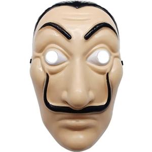 Halloween party pop horror movie mask cosplay costume props with unisex, Yellow
