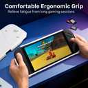 FIWWAT Protective Case for Nintendo Switch 2 (2025), TPU Middle Frame & PC Front Protector 360 Protection, Non-Slip Ergonomic Grip, Shockproof & Anti-Scratch Shell Cover, White