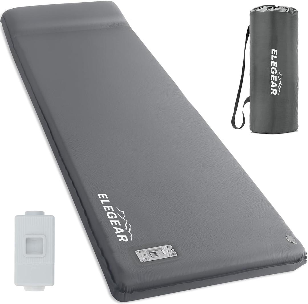 Elegear Self Inflating Sleeping Pad with Electric Pump 3.15" Memory Foam
Full