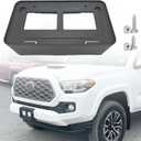 Front License Plate Frame for Toyota Tacoma 2016 2017 2018 2019 2020 2021 2022 2023 Front Bumper License Plate Holder Mounting Bracket Cover Replace # 7510104010 TO1068134