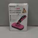 Swihauk Self Cleaning Slicker Brush for Dogs & Cats - Skin Friendly Grooming, Deshedding, Hair Removal for Puppies & Long/Short Haired Pets, Pet Supplies Accessory, Pink