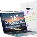 Peslv Magnetic Anti Blue Light Screen Protector for MacBook Pro 16 Inch (2021-2026, M1, M2, M3, M4, M5), Removable Glare Filter for 16.2" Mac Laptop Computer