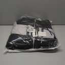 Women's Winter Thickened Down Jackets Long Down Coats Warm Parka with Hood (Colorblock-black&grey)