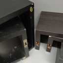 Black Floating Shelves, Set of 3 Solid Wood Wall Mounted Shelves