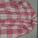 SELINK Girls Long Sleeve Flannel Shirt Kids Buffalo Plaid Button Down Shirt Casual Cute Flannel Blouse Tops (Pink, XXL)