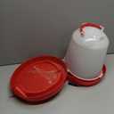 Heated Chicken Waterer for Winter Hanging Chicken Waterer with Heater 35W BPA-Free Heated Poultry Waterer