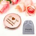 Drinking Lover Gift for Women Compact Mirror Margarita Lover Gifts Bartender Gift Tequila Cocktail Present Bartender Trip Bachelorette Party Christmas Birthday Present for Sister Folding Makeup Mirror