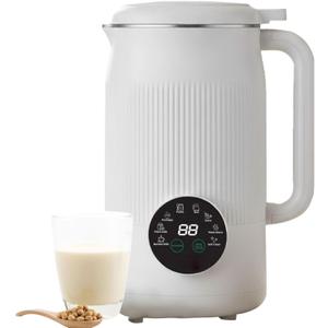 Juicer, Nutripour - The 8-in-1 Multifunction Nut Milk Maker, 42oz Blender Maker 140 Heating & 8h Keep Warm, 12h Delay, Boil Water & Self-Cleaning (1pc)
