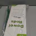 HOPELF 25PCS Bamboo Dowel Rods - 1/2 x 12 Inch - Wooden Sticks for Crafts, DIY Projects