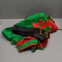 SOMSOC 6 Pack Women Christmas Elf Costume Set Velvet Dress Santa's Helper Costume Xmas Outfit Elf Hat Shoes Ears Belt Socks, Size XL