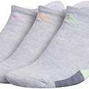 adidas Women's Cushioned No Show Socks (3-pair) SHOE SIZE: 5-10