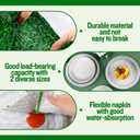 Kochorie 73 Pieces Golf Party Tableware Set 7 & 9 Inch Golf Plates and Napkins Disposable Green Grass Field Plastic Tablecloth Golf Tableware for Birthday Sports Theme Party Supplies, Serve 24 Guests