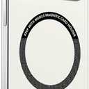 Omio Magnetic Slim Case for iPhone 17 Pro Max Compatible with MagSafe, Frosted Matte PC Ultra-Thin Bumper Frameless Borderless Minimalist Design Shockproof Cover for Men Women, Beige