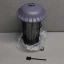 Buzbug LED Bug Zapper Indoor Outdoor, 10 Years Lifespan, 6.5ft Power Cord, IPX4 Waterproof, High-Voltage, Mosquito Zapper, Fruit Fly Mosquito Moth Gnat Trap Killer Zapper -MO008C (Pewter)