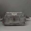 Weber Crafted Rotisserie Crisping Basket  StainlessSteel Rotisserie Basket with Removable Divider for Even Crisping