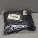 PASOK Men's Casual Tracksuit Full Zip Running Jogging Athletic Sports Jacket And Pants Set (Black)