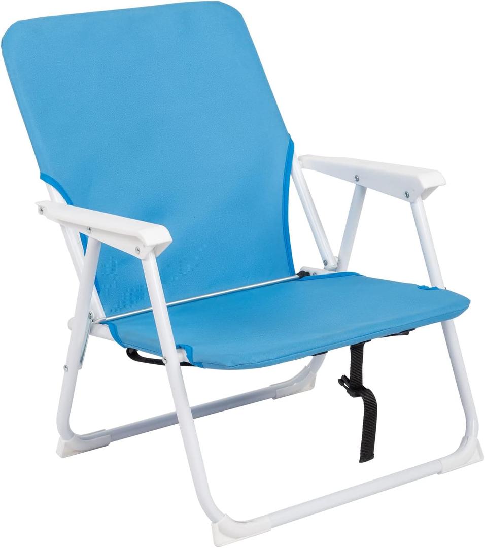 Folding Beach Chair - Portable Camping and Lawn Chair for Sand, Concert, Travel, Festival - Classic Backpack Design