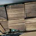 18 Set Square Wood Planter Boxes Vases Rustic Centerpieces,Brown, 4 x 4 x 3.54"