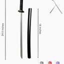 Set of Two 26 1/2 Inch Japan Samurai Pu Foam Blade Anime Sword Ninja Katana, Play, Fencing, Fun, Birthday, Halloween