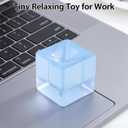 1 inch Ice Cube Stress Ball, 2026 New Squishy Stress Ice Cube Fidget Toys,TPR Ice Cube Soft Stress Relief Toy for Adults Anxiety Relief, Party Favors, Table Decoration4PCS