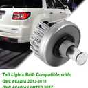 Lochnchn 13582912 Tail Lights Bulb Compatible with GMC Acadia 2013-2016,2017 GMC Acadia Limited Rear Brake Taillights Bulbs Replace 19433735