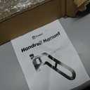 Handrail for Outdoor Grab Bar Frossvt Wall Mount Handrail, 25.8'' Garage, Porch, Garden 1 to 3 Steps Stairs Black