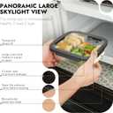 10-Pack Glass Food Storage Containers with Tempered Lids Borosilicate, Airtight, Oven-Safe (-4F~950F), BPA-Free, 4.4 & 1.6 Cup, Leak-Proof, Dishwasher Safe (Gray)