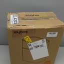 JOYBOS Bathroom Can with Lid, 3.8 Gallon Slim Garbage Can, Small Plastic Bin, Narrow Motion Sensor Can for Bedroom, Rv, Office White