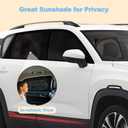 XCBYT Car Window Shades for Baby - Car Window Covers for Rear Side Windows with Breathable Mesh Window Screen Protection for Privacy, UV Heat, Glare - Ideal for Camping Napping