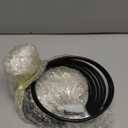 GXXMEI 8PCS 6 Inch Black Plant Pot Holders, Flower Pot Holder Ring Wall Mount Plant Holder, Heavy Duty Iron Planter Ring Hangers for Fence Balcony Home Garden Yard, Screws Included