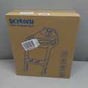 Potty Training Seat SKYROKU Potty Training Toilet with Step Stool Ladder, for Kids Boys Girls Toddlers - Comfortable Safe Potty Seat with Anti-Slip Pads Ladder 8838-Grey