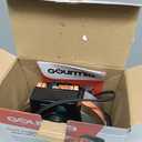 Gourmia Belgian Waffle Maker  Compact Design with Upright Storage, Adjustable Browning, and Easy-Clean Nonstick Ceramic Plates, Stainless Steel