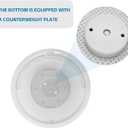 8'' Inground Pool Skimmer Replacement Basket 27180-009-000 Compatible with Hayward SP1070 SPX1070E Skimmers, with Weights