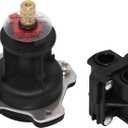 GP76851 Mixer Cap and Pressure Balancing Unit (Shower) Parts Cartridge Compatible with Kohler Rite-Temp and 1/2" Shower Valve GP500520 and GP77759 Parts (Black)