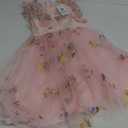 Kids Girls Confetti Birthday Princess Dress Ruffle Sleeve Boho Cake Smash Photo Shoot Outfit 3-10T 140