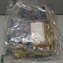 DOYIDE 50 Pcs Thank You Gift Bags with Tissue Paper, 9x7x3.1in Gift Wrap Bags with Handles and Bow Ribbon, Thank You Bag for Valentine Wedding Birthday Bridesmaid Holiday Party Favors