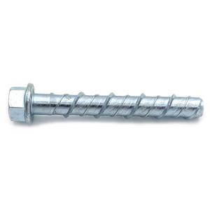 CONFAST LDC383 3/8" x 3" Zinc Plated Large Diameter Concrete Screw for Anchoring to Masonry, Brick or Block (25 per Box)