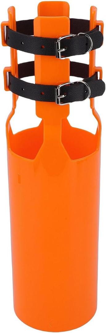 Leaf Blower Air Booster Amplifier Nozzle Extension for 2-4" Tubes  HighEfficiency Airflow Accelerator Attachment for Yard & Lawn Cleanup (Orange)