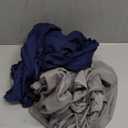 Biloban Crib Sheets Fitted for Boys, 2 Pack Crib Sheet Fits for Standard Crib Mattress, Neutral Toddler Bed Sheets Girl, Grey & Navy, 52X 28