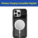 Battery Case for iPhone 16 Pro Max, Enhanced 12000mAh Portable Protective Wireless Charging Case Support Carplay Compatible with iPhone 16 Pro Max (6.9 inch) Rechargeable Battery Charger Cover(Black)