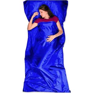 The Friendly Swede Sleeping Bag Liner — Ultralight Polyester or Cold Weather Microfiber Adult Sleep Sack; Thin Travel Sheets for Hotel; Camping Sheets; Travel Sleeping Bag with Pocket-Size Stuff Sack