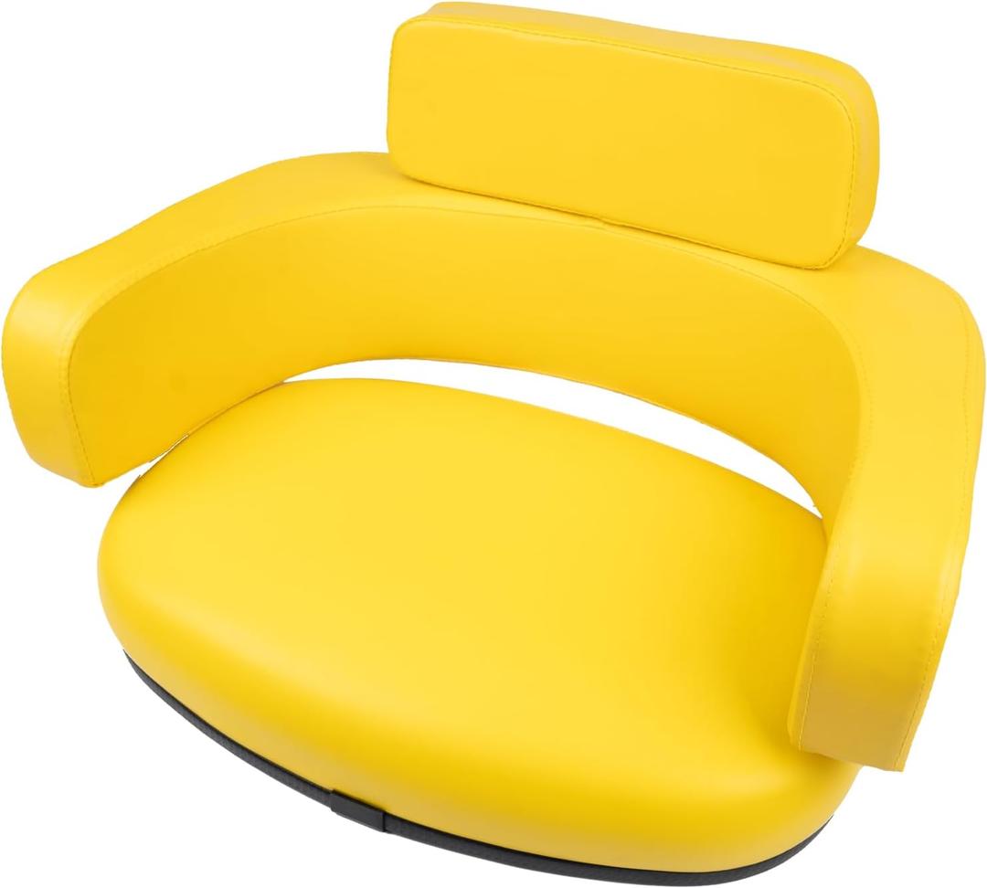 AHADA 3-Piece Tractor Seat Replacement Cushion Set for John Deere Tractor 2010 2510 2520 3010 3020 4000 4010 4020 4030 4230 4320 4430 4520 4620 4630 5010 5020 6030 7020 7520 820 830 600 PN#TY26545