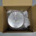 Veken French Press Coffee Maker 34oz 1 L, No Plastic Touching Cafe, Heat Resistant Thickened Borosilicate Glass, Stainless Steel Brewer, Cold Brew Cafetera Teapot for Kitchen Travel Camping, Silver